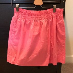 J Crew hot pink sidewalk skirt. High waisted.